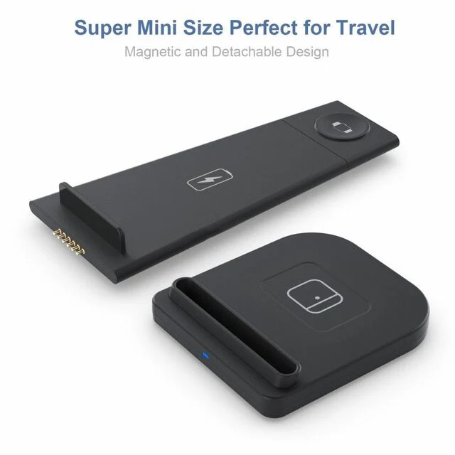 3-in-1 Fast Wireless Charging Stand for Phones, Apple Watch & AirPods image 9