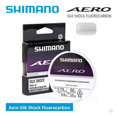 Shimano Aero Silk Shock Rig & Hooklength Fluorocarbon - Angelrute Friedfischschnur