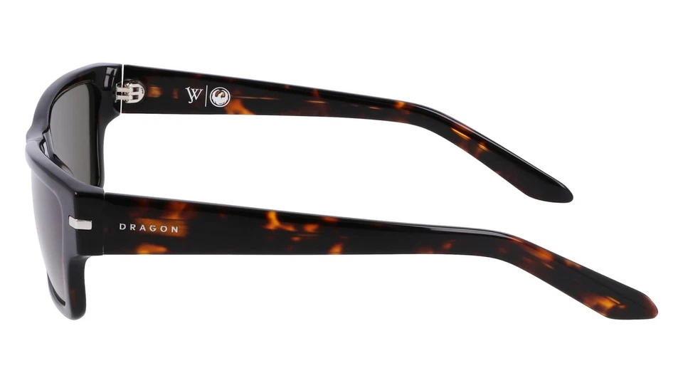Dragon Unisex Josiah Sunglasses - Shiny Tortoise Frame | LL G15 Lens - Image 3 of 4