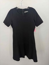 Pre-Owned Athleta Black Size Small Shift Knee Length Short Sleeve Dress