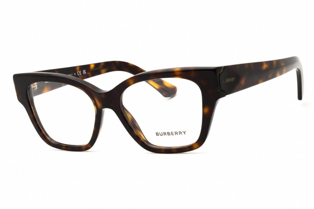 Burberry BE2420 3002 Dark Havana 52mm Eyeglasses New Authentic