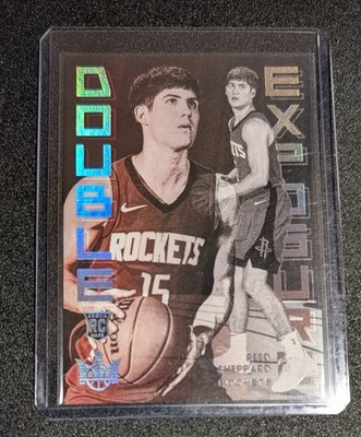 2024-25 Panini Court Kings - Reed Sheppard Double Exposure #23 Burgundy 5/125