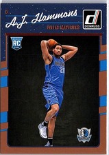 2016-17 Donruss #186 A.J. Hammons
