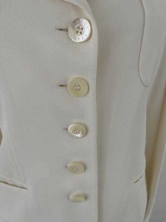 Gucci ivory jacket size 40 From Japan | eBay