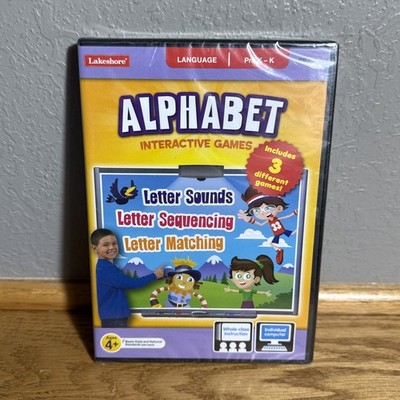 Lakeshore Alphabet Interactive Learning PC Game PreK-K NEW Sealed Educational