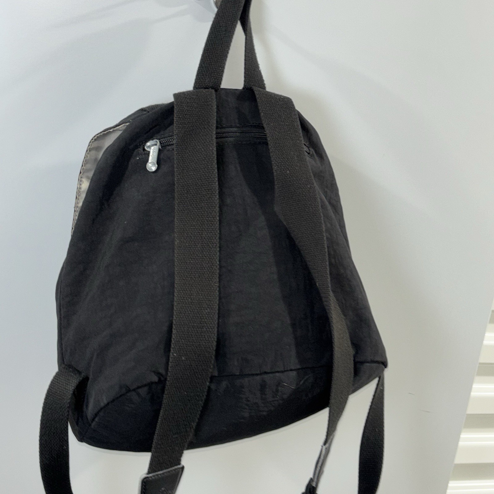 Kipling  Fundamental Backpack Medium Black Drawst… - image 4
