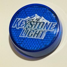 Vintage Keystone Light Beer Cycling Reflector Promo Blinking Clip On Bar Biking