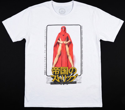 MEN'S TSHIRT: Star Wars Empire Strips Back Burlesque Parody Stripper LARGE L