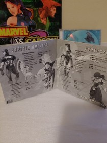 Marvel vs. Capcom 2, videogame w/manual & strategy guide book. sega dreamcast.