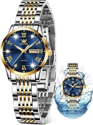 Luxury Ladies Watches,Women'S Watch with Day and Date,Female Watch for Small Wri