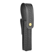 DUTYMAN 2821 FLASHLIGHT HOLSTER STINGER BASKET WEAVE BRASS SNAP