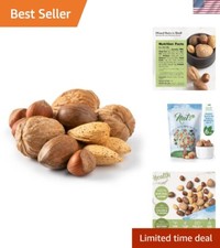 6 LBS Natural Mixed Nuts in Shell - Buttery Flavor, Omega-3  Fiber Rich Snack