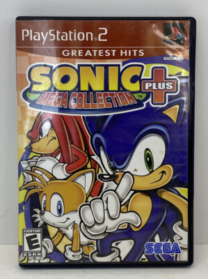 Sonic Mega Collection Plus Sony PlayStation 2 PS2 Sonic, Knuckles and Tails 2004