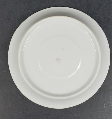 Antique Vintage Love the Giver Teacup & Saucer Applied Flowers Pink Gold Germany - Picture 3 of 12
