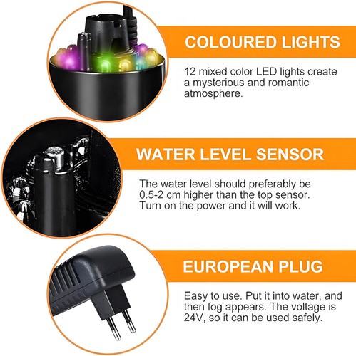 MINI Ultraschall Vernebler Luftbefeuchter Nebler Wassernebel Atomizer DC 24V - Bild 7 von 22