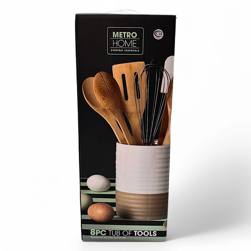 Metro Home Stoneware Kitchen Tool Set