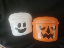 1986 McDonald's Halloween Buckets Mcgoblin McBoo Mcpunk'n Ghost