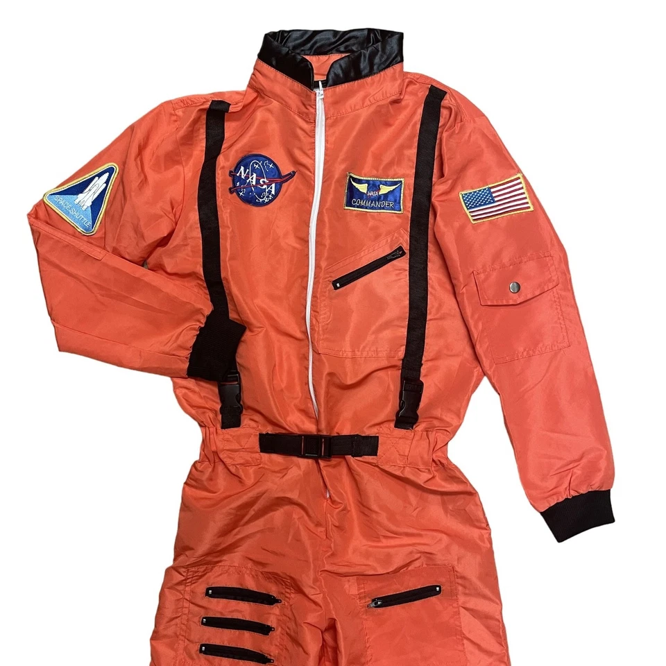 Underwraps A Cut Above Orange NASA COMMANDER EE. UU. Parches Disfraz de Halloween para Adolescente Foto 2 de 4