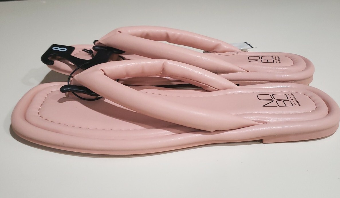 Sandali No Boundaries donna perizoma infradito infradito memory foam taglia 8 (lotto di 2)