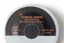 Cardas Audio Quad Eutectic Silver Solder Rosin Flux Core .032 Dia  10 feet    TR