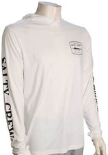 Salty Crew Stealth Surf Hoody - White - New
