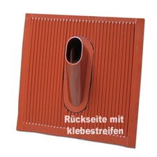 SAT Ziegel Alu Rot Abdeckung Dachabdeckung Pfanne rohr mastabdeckung DACH