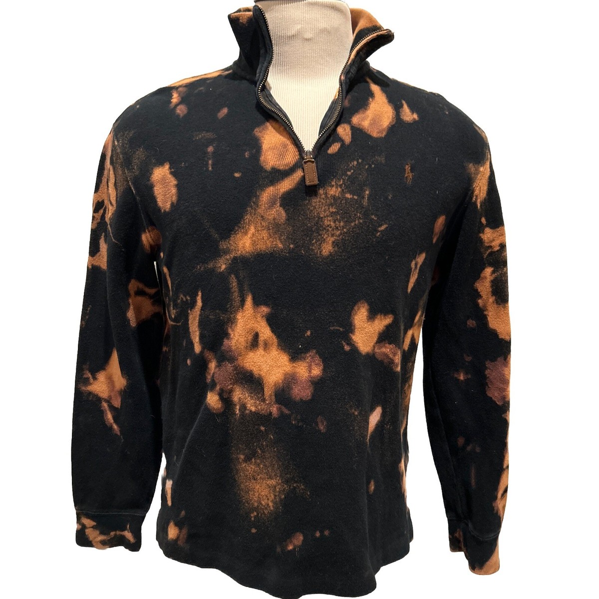 dark brown tie dye