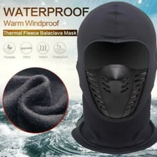 Balaclava Ski Full Face Mask Windproof Fleece Neck Warm for Winter Cold Weather