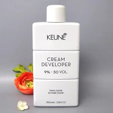 Keune Cream Developer 9%-30 Vol  33.8oz/ 1000ml