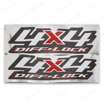 4x4 Diff Lock Side Rear Body Sticker Decal For Isuzu D-Max V-Cross 2020 '21