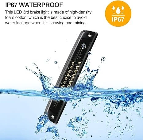 For 1994-2002 Dodge Ram 1500 2500 3500 LED 3rd Third Brake Light Tail Cargo Lamp - Image 4 of 4