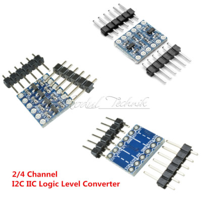 2/5/10Stks 2/4Kanal I2C IIC Logic Level Converter BiDirektional 5V~3.3V Arduino
