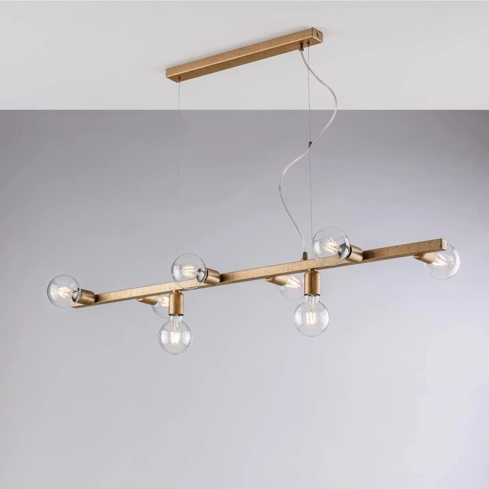Linear iron chandelier deals