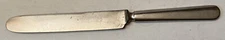 Silverplate Blunt Knife Meriden Cutlery Co Warranted 12 DWTS