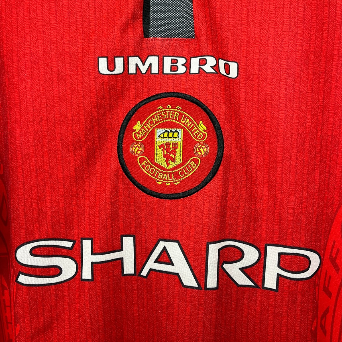 Vintage Umbro Manchester United Jersey Mens XL Red Soccer