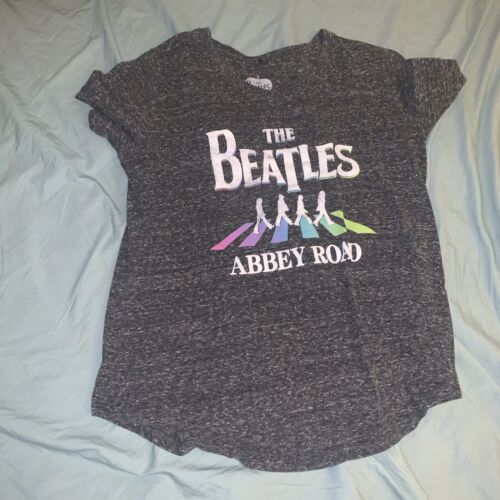The Beatles Abbey Road Gray Grey T-shirt Tee Apple Corps 2020 Sz Medium - Picture 1 of 4