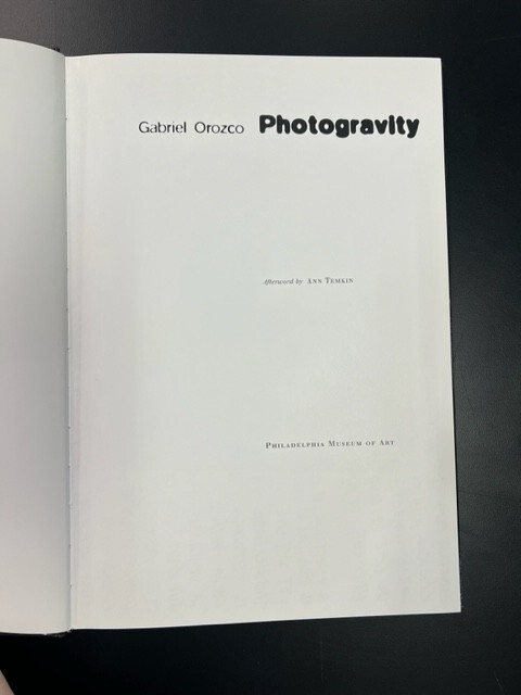 Gabriel Orozco : Photogravity | eBay