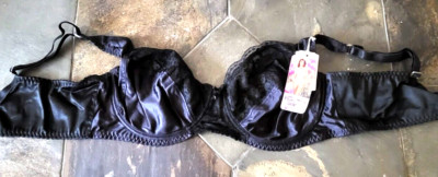 34D Bras Jade Sheer Lace Full Coverage Underwire Balconette Bra