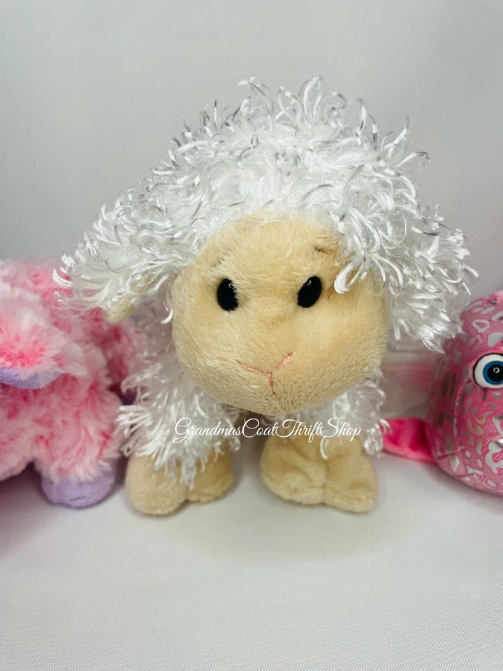 Webkinz Pink Sheep Lamb Pink Glitter Fish Pink Cat Kitty - Image 3 of 4