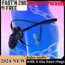 Rattlesnake Male Chastity Device with 4 Size Ring Cobra Holder Chastity Cage