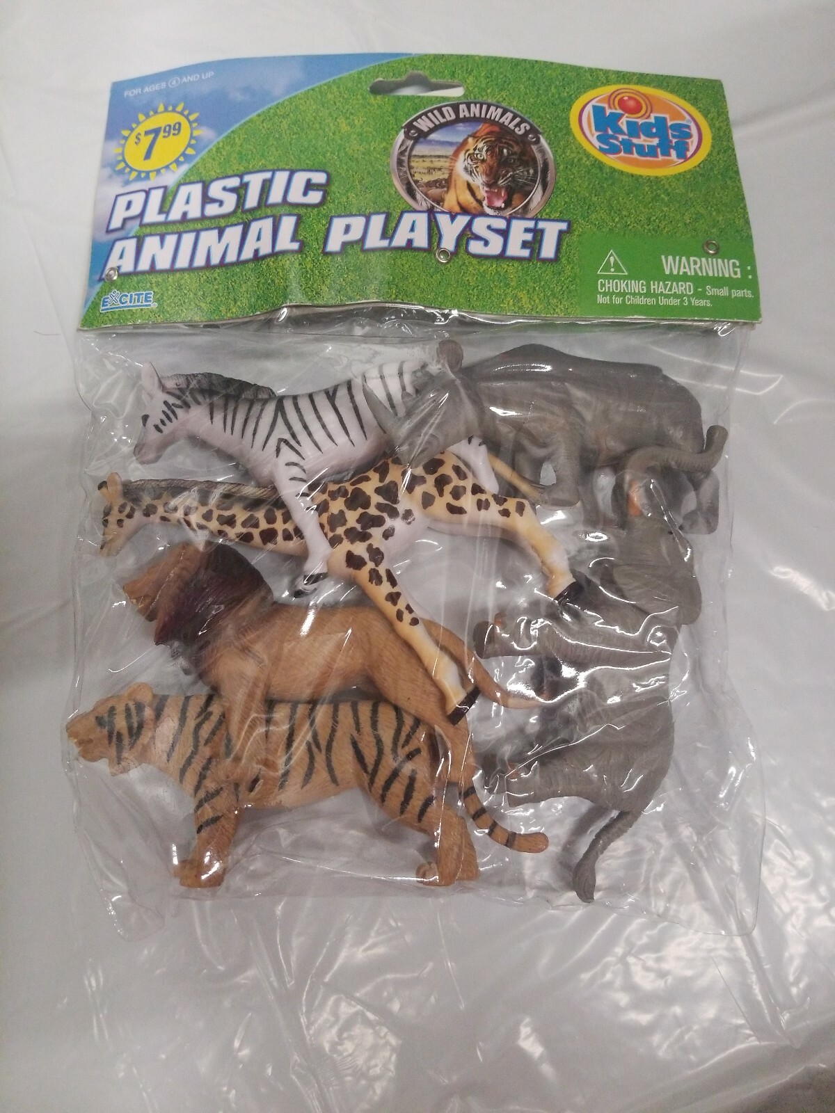 Plastic Animal Playset Toys for ages 4 and up, wild animals eBay