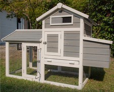 Pets Imperial  Grey Clarence Chicken Coop Suitable for 3/4 Birds Depending on s