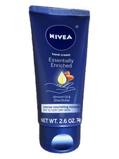 Nivea Essentially Enriched Hand Cream w/Almond Oil Shea Butter 2.6 Oz