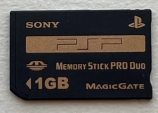Sony PSP 1GB Memory Stick Pro Duo Magic Gate Memory Card
