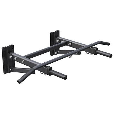 GORILLA SPORTS® Klimmzugstange 4in1 Wandmontage Pull Up Bar Reckstange Klappbar