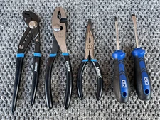 HART 5-Piece Plier and, Screwdriver Set.