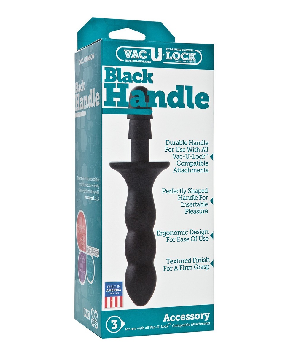 Vac U Lock Black Handle Accessory for Vac-U-Lock Dildos Dong by Doc Johnson  | eBay