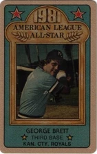 Ultra Rare 1981 AS Perma-Graphics GOLD George Brett. Hard to find on Google.
