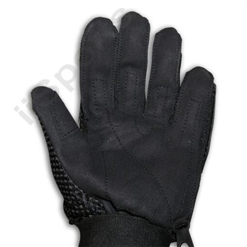 iiSports Paintball Airsoft Vented Armored Full Finger Leather Black Gloves XL