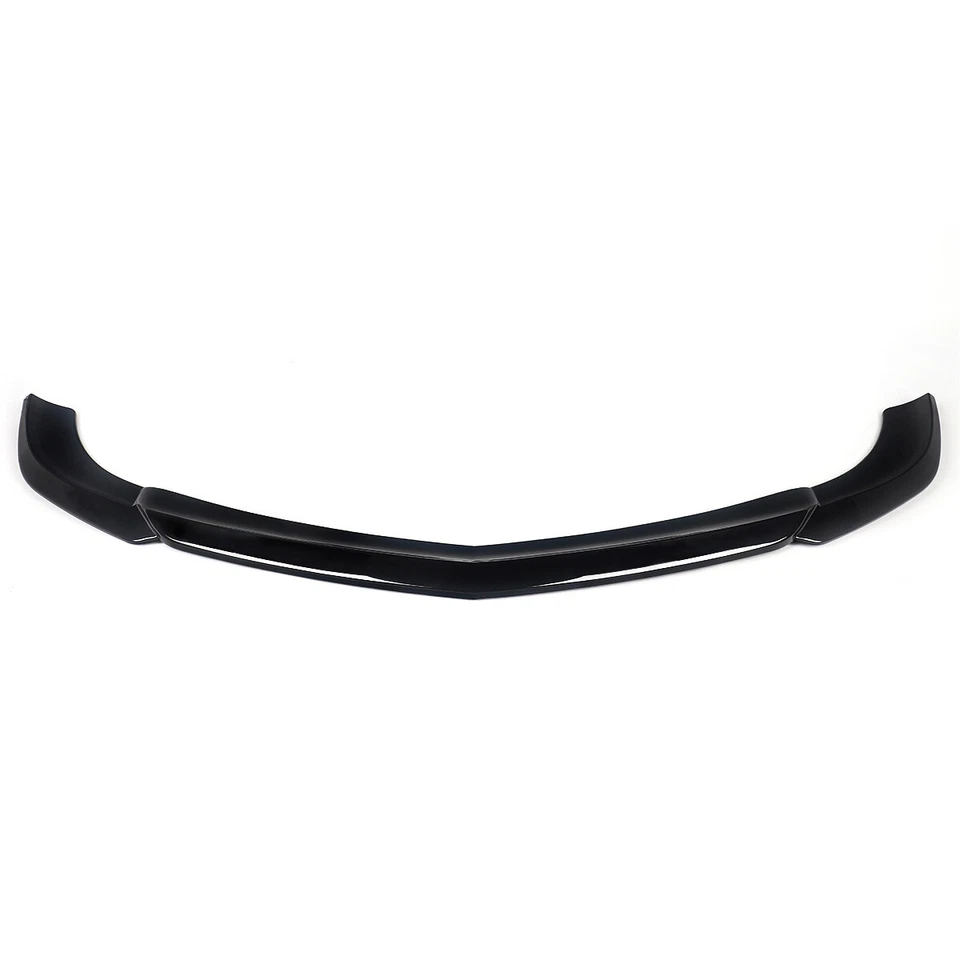 For Mercedes C Class W204 C300 C350 11-14 Black Front Bumper Splitter Lower Lip - Imagem 3 de 4